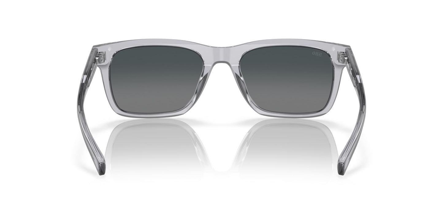 Costa Man Sunglasses Shiny Light Crystal Gray Frame, Gray Gradient Lenses, 55MM