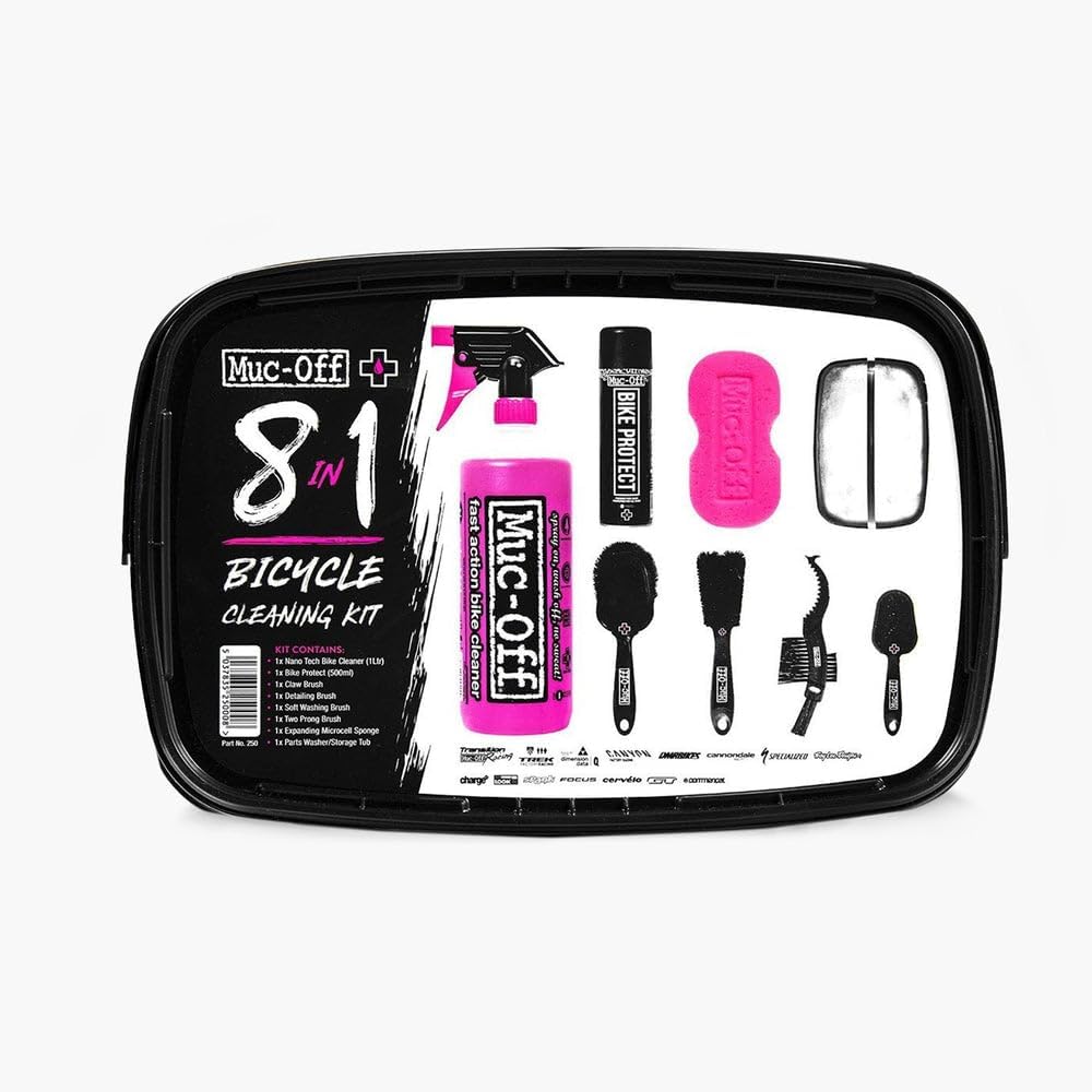 Muc Off - 250US 8 in 1 Bicycle Cleaning Kit , Black