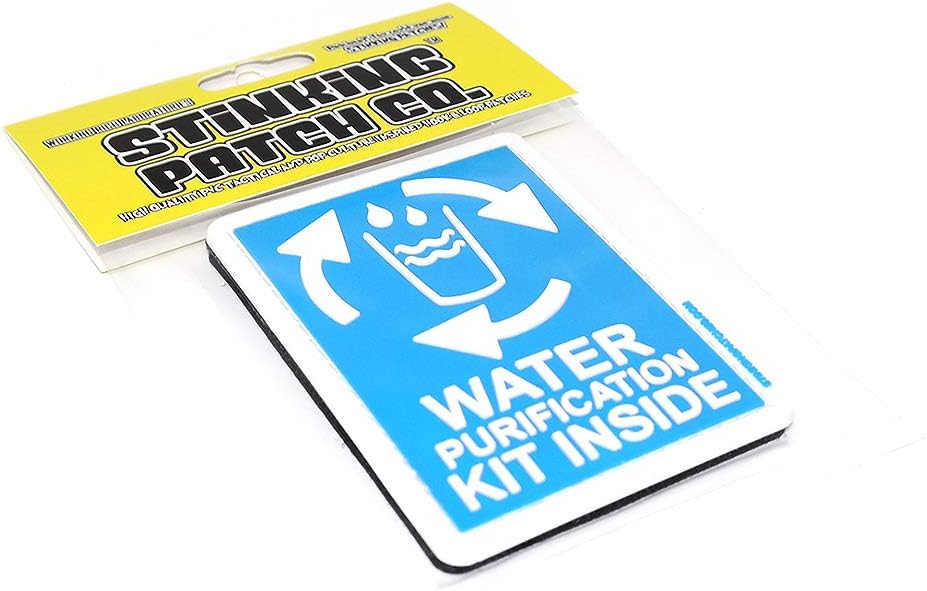 Water Purification Kit Inside PVC Tactical Patch | Perfect for Your Survival Kit!