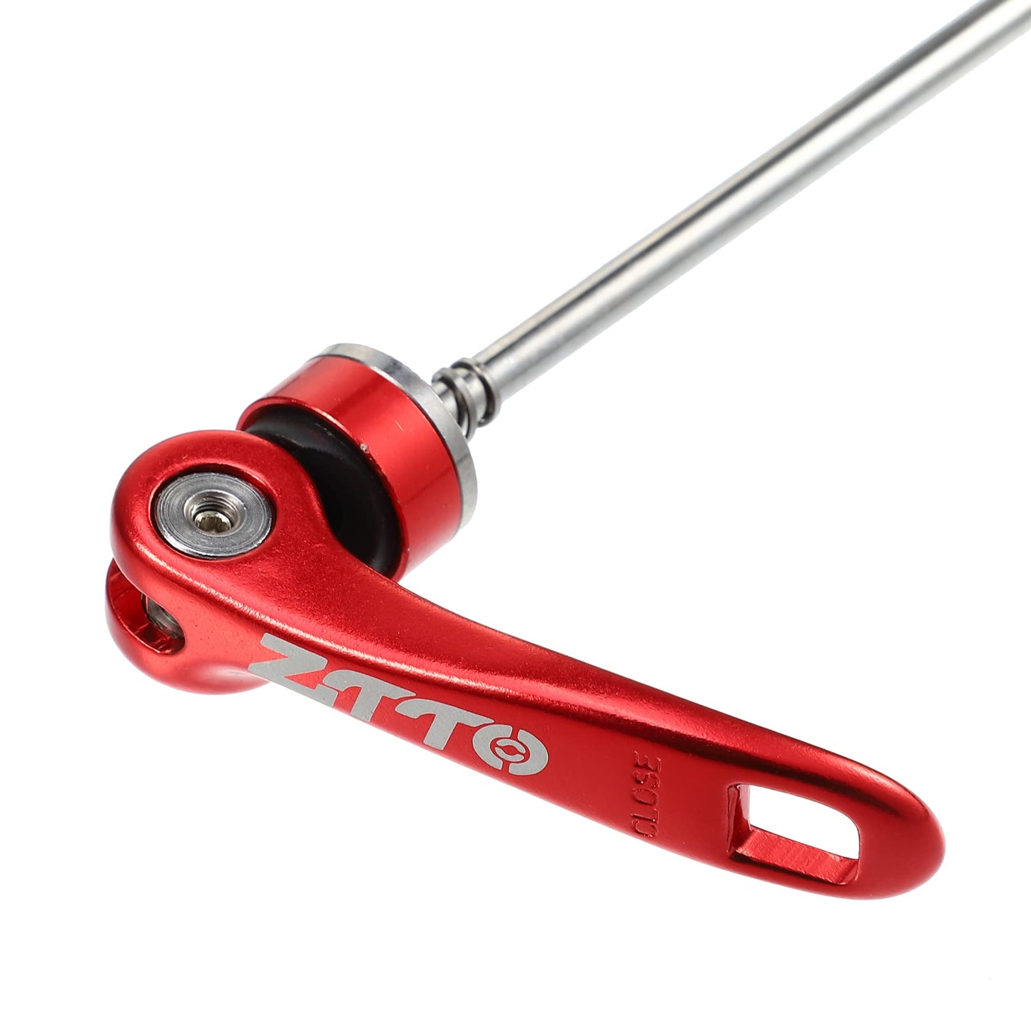 X AUTOHAUX 2 Pcs Bike Bicycle Quick Release Axles Skewers Lever Front Rear Bike Axle Wheel Hub 15cm 5.91" 19cm 7.48" Red for MTB Moutain Road Bike