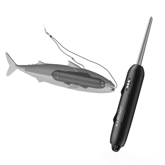KANAMA Smart Bait – Waterproof Electric Robotic Bionic Lure, Auto-Swimming Revives Dead Bait for Freshwater/Saltwater Fishing, Rechargeable Electric Fishing Gear, One Set
