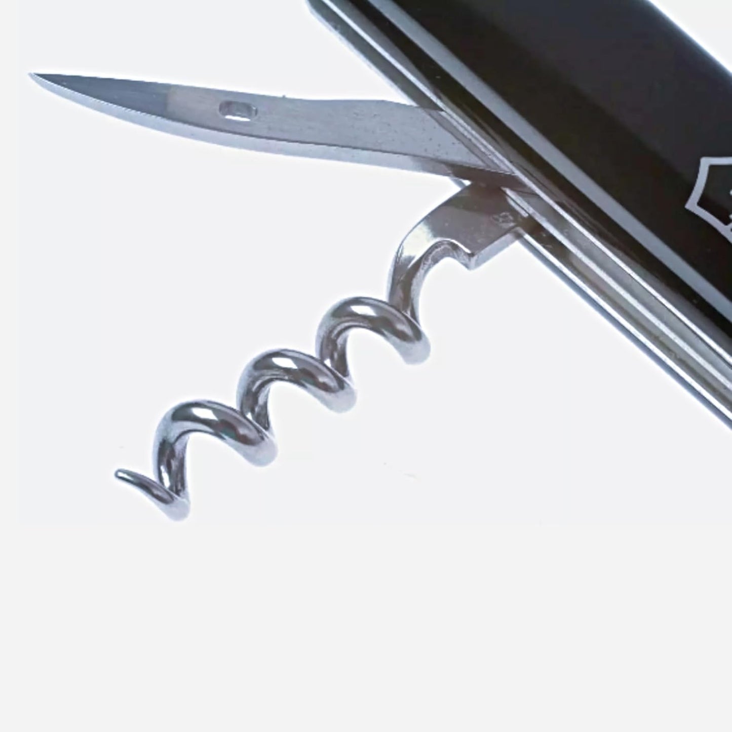 Victorinox Spartan Swiss Army Knife, 12 Functions, Swiss Made Pocket Knife with Corkscrew, Can Opener and Screwdriver - Black
