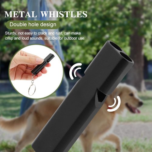 Ranjaner 3pcs Bear Bell with 3pcs Whistle Aluminum Bear Bells for Hiking and Emergency Whistle for Hiking, Biking, Fishing, Climbing, Outdoor Camping and Hiking Protection(Size:6 PCS)