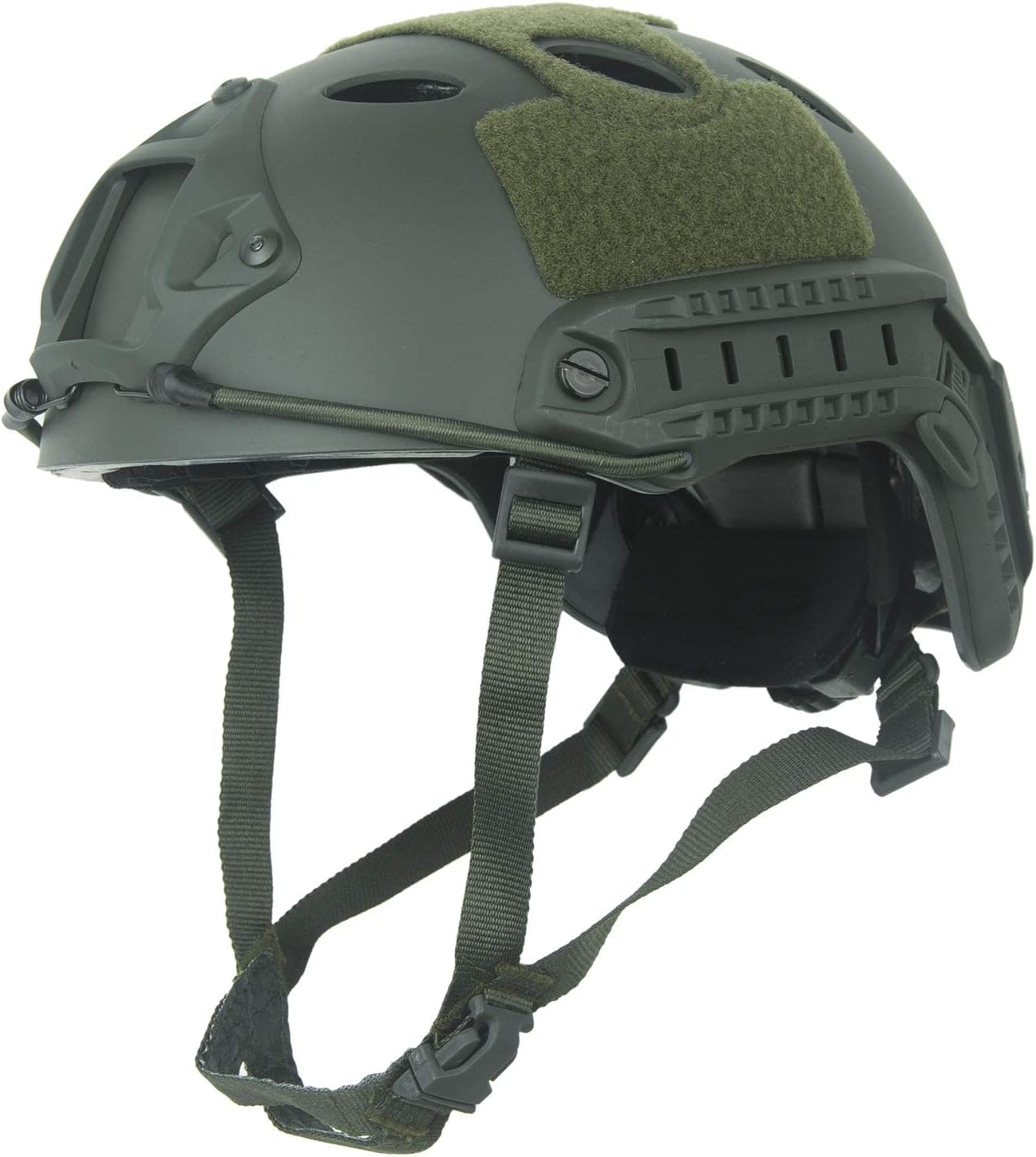 LOOGU Fast BJ Base Jump Tactical Helmet for Airsoft with 12-in-1 Headwear