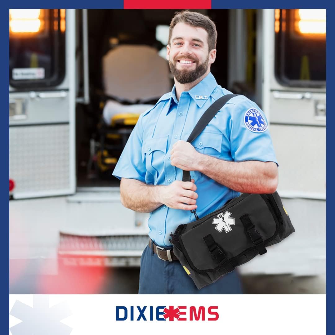 Dixigear First Responder On Call Trauma Bag W/Reflectors - Red
