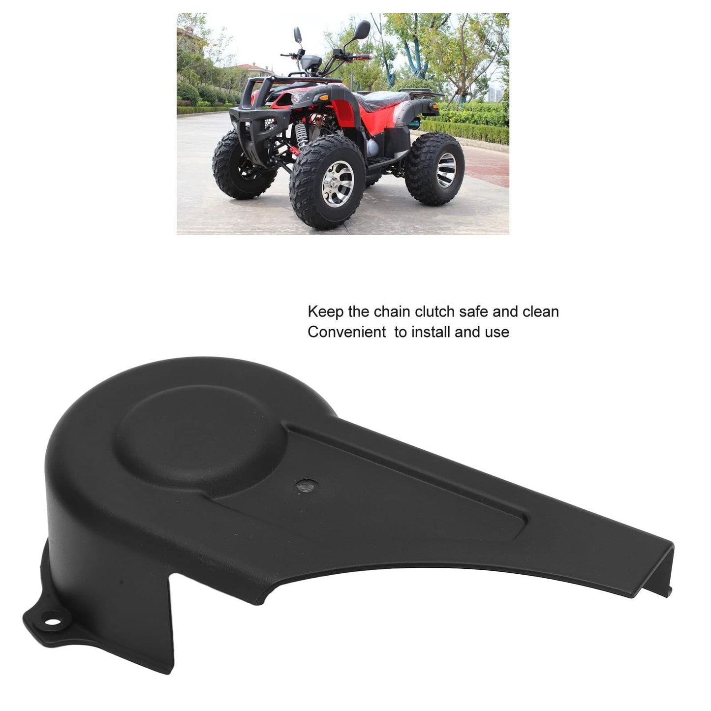 Drive Chain Cover, Chain Protection Plastic Chain Cover Impact Resistant for Mini Bike