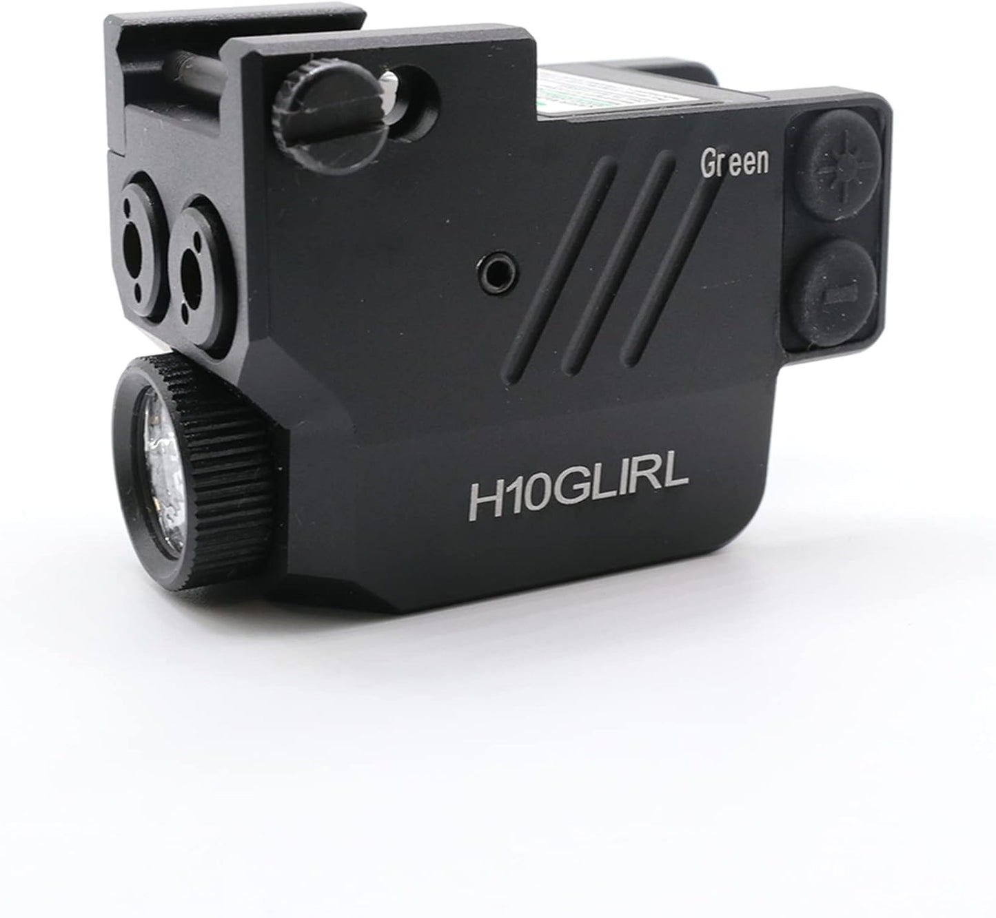 HiLight H10GLIRL 500lm Strobe Flashlight Green Beam Infrared (IR) Beam | Veteran Tested and Owned | Light Beam Combo | Rechargeable Battery | Hard Anodized Aluminum