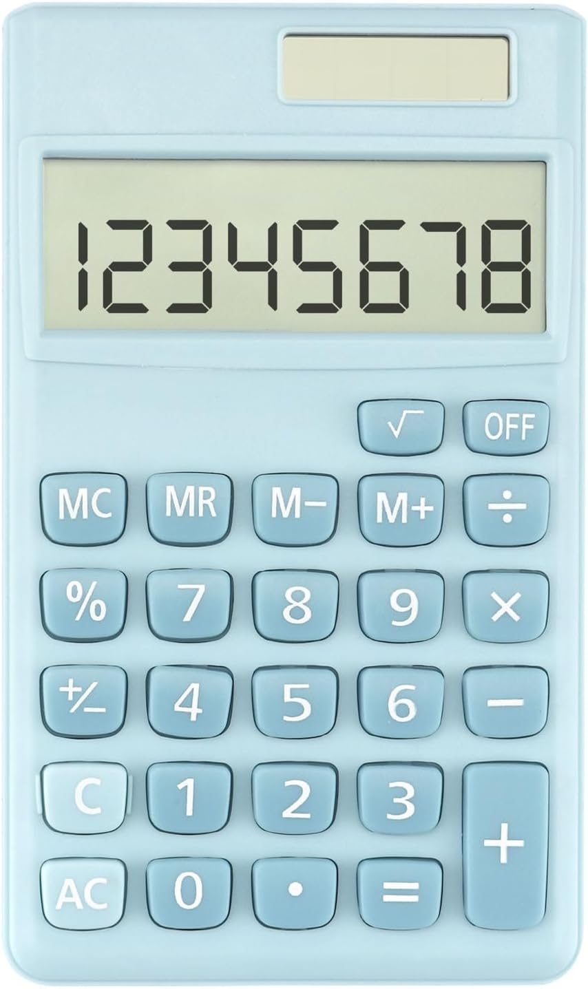 Pink Calculator,Calculator Small,Back to School Gifts for Students,School Supplies Essentials Mini Calculators Cute Solar 4 Function Calculators Basic Calculato for Home Office Supplies