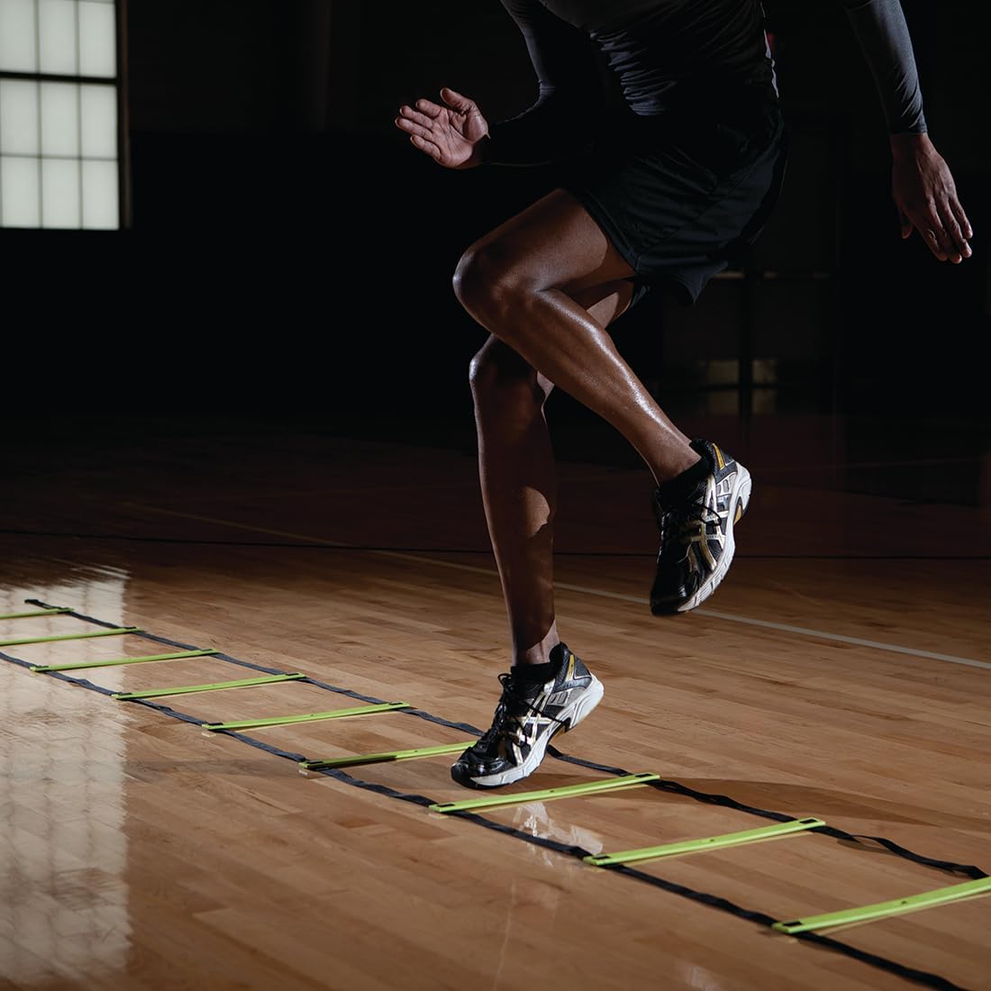 Speed Ladder - Speed and Agility Training for Basketball, Football, Soccer - Footwork Improvement, Coordination, Quickness, Athletic Training - Leg Strength, Body Control, Foot Control Trainer