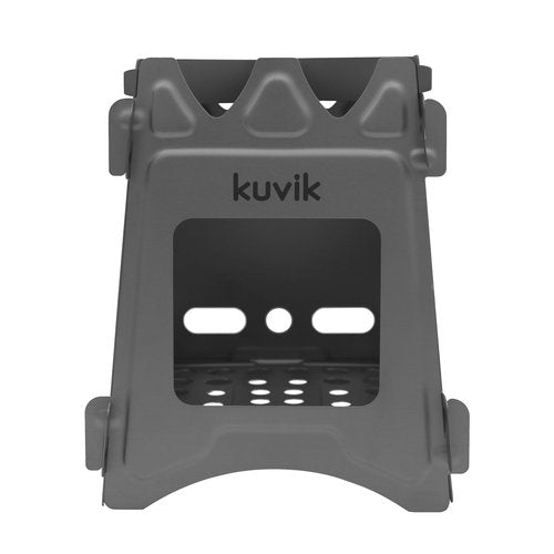 Kuvik Titanium Wood Stove & Titanium Long Handle Spoon Bundle