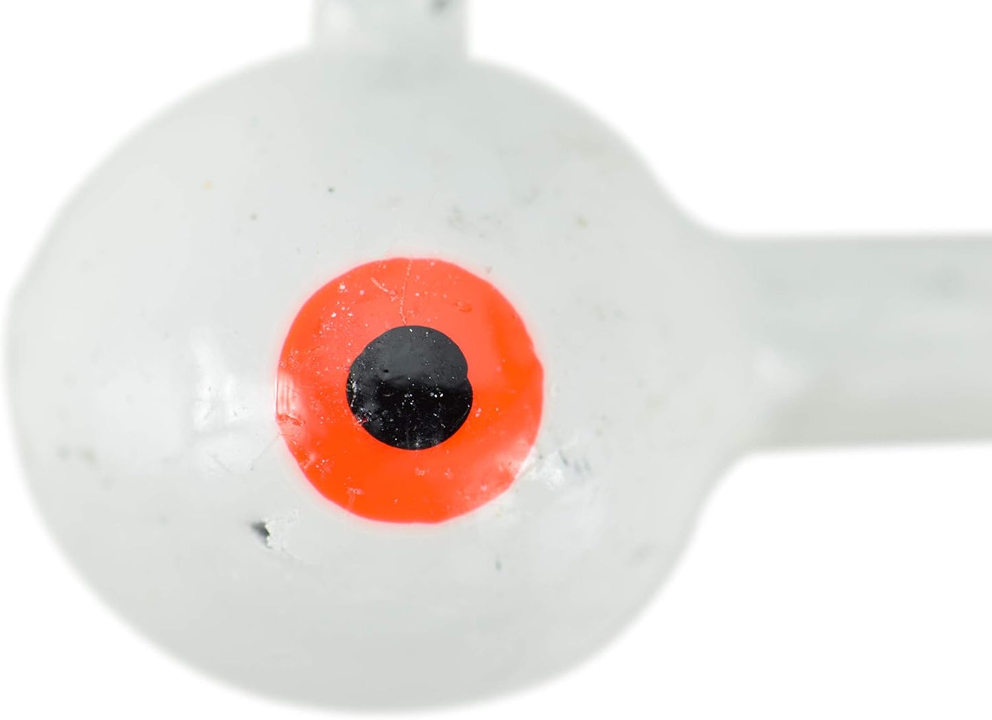 1/4-1oz White Ball Jig Heads - 10 Pack - 5 Sizes to Choose from