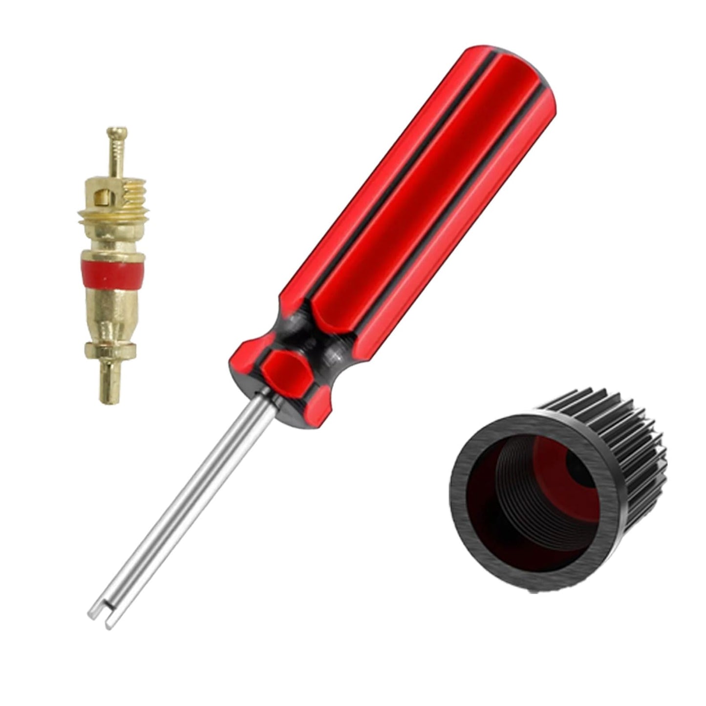 15 Pcs Bike Valve Core Removal Tool,Spool Removal and Installation Tool, Valve Stem Core/Spool, Stem Caps fit for Most Automotive Car Motorcycle Truck Bike Tire (45)