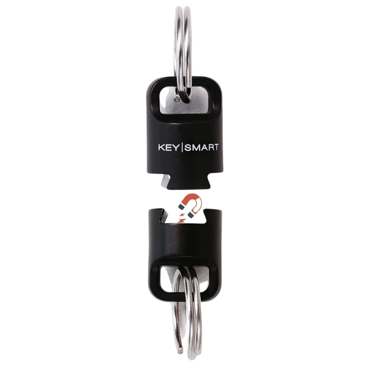 KeySmart Stainless Carabiner Clip & MagConnect Pro Key Holder