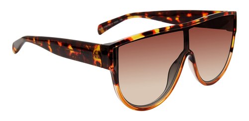 Carrera Women's Steve Madden Female Sunglasses Style Nigel Navigator, Crystal Tortoise/Brown Gradient, 143mm, 0mm