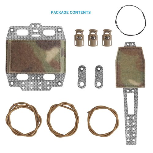 AOTUMUT Tactical Helmet NVG Battery Pouch,T-Shaped Battery Storage Holder Pack with Hook and Loop Counterweight Bag