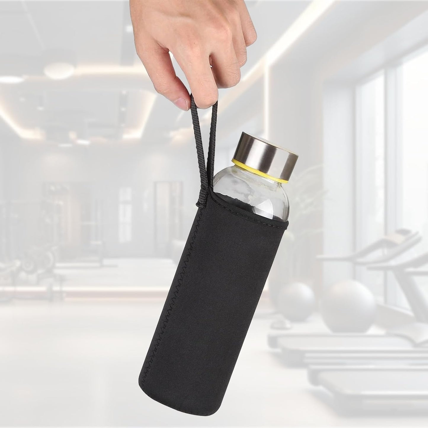 6 Pack Neoprene Water Bottle Sleeves Insulator Cooler Coolies Collapsible Nylon Bottle Sleeve Carrier Holder For 12-19.4 Ounce Bottles Or Cans By STARVAST