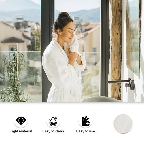 tianyamingyue 30 Pcs Compressed Towels Portable Mini Face Towels Reusable Coin Tissues for Outdoor Sports Home Beauty Candy Size Compressed Towel