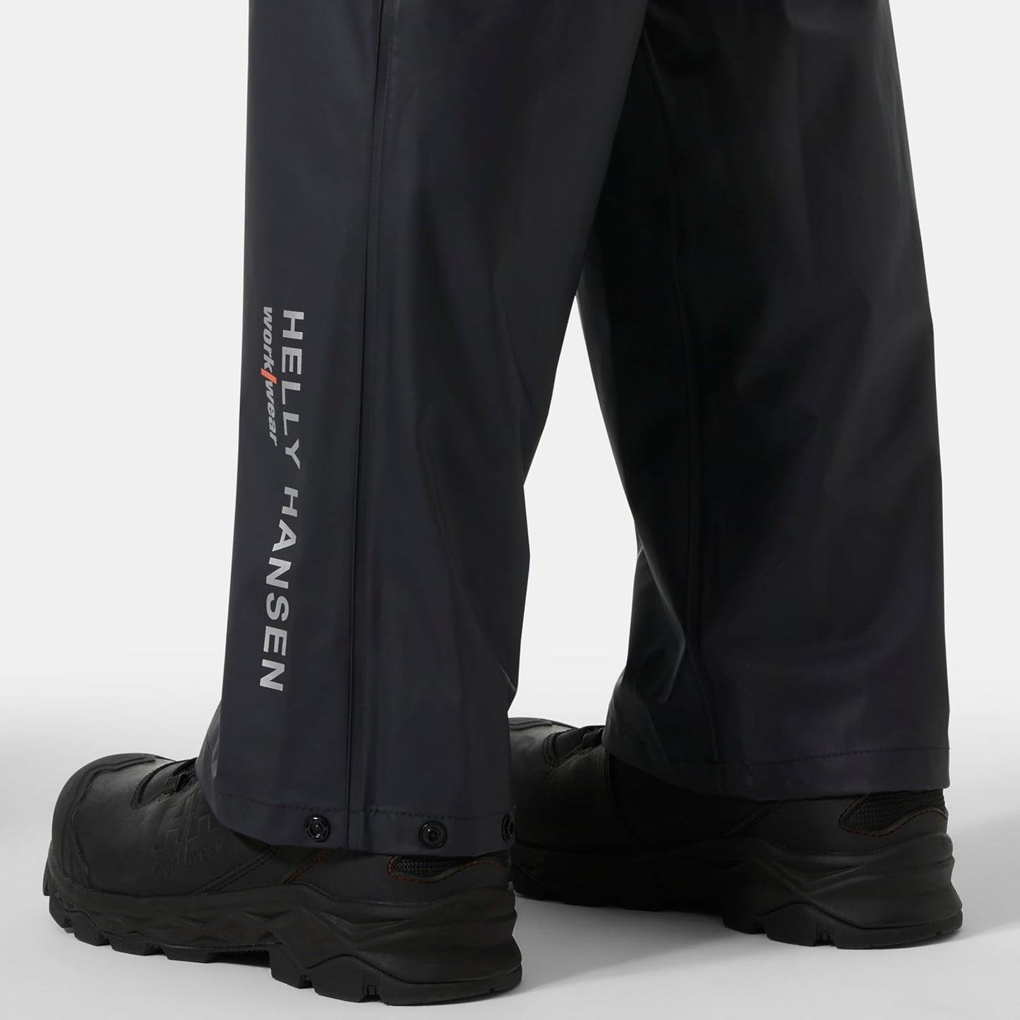 Helly-Hansen Workwear Voss Men's Waterproof Rain Pants - Elastic Waist, Adjustable Hem - Reflective Safety Waterproof Pant