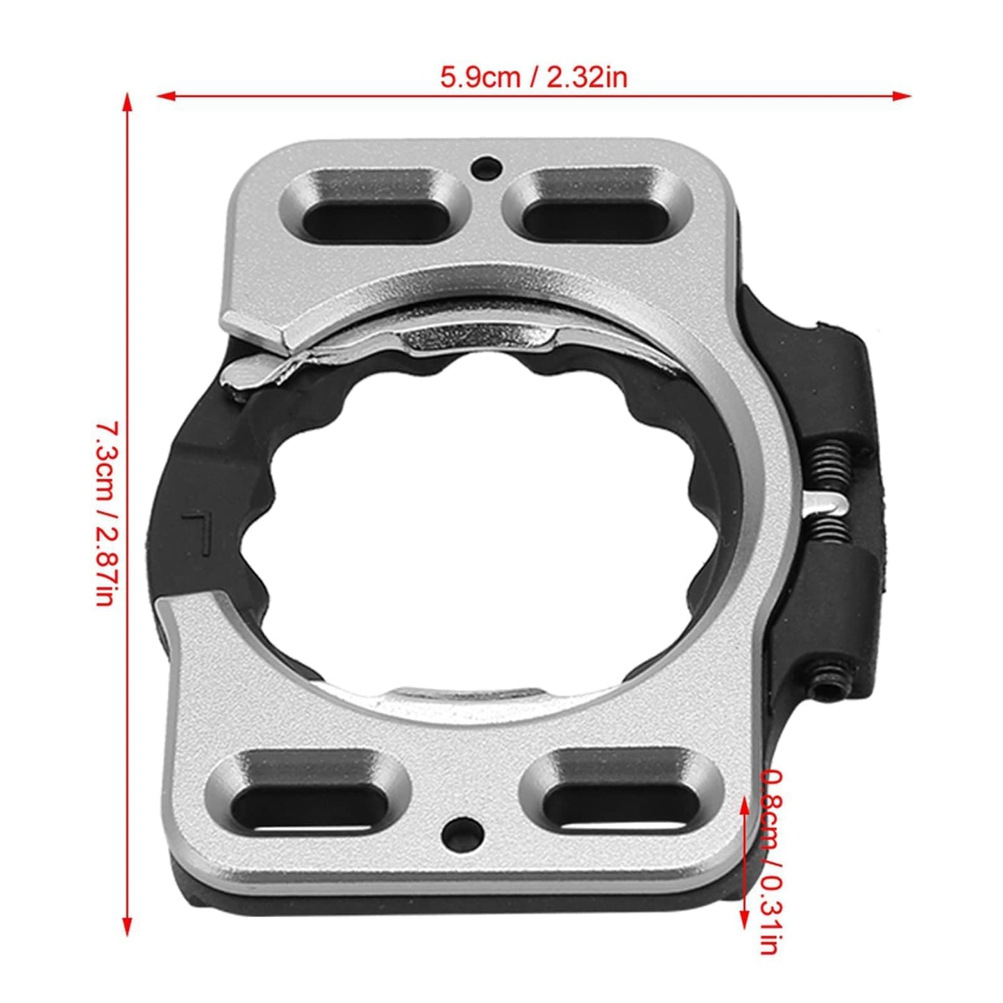 7.3x5.9x0.8 CM / 2.87x2.32x0.31in Cycling Shoe Cleats, Bicycle Pedal Cover Quick Release Pedal Clip Shoe Shields for Speed Play Zero