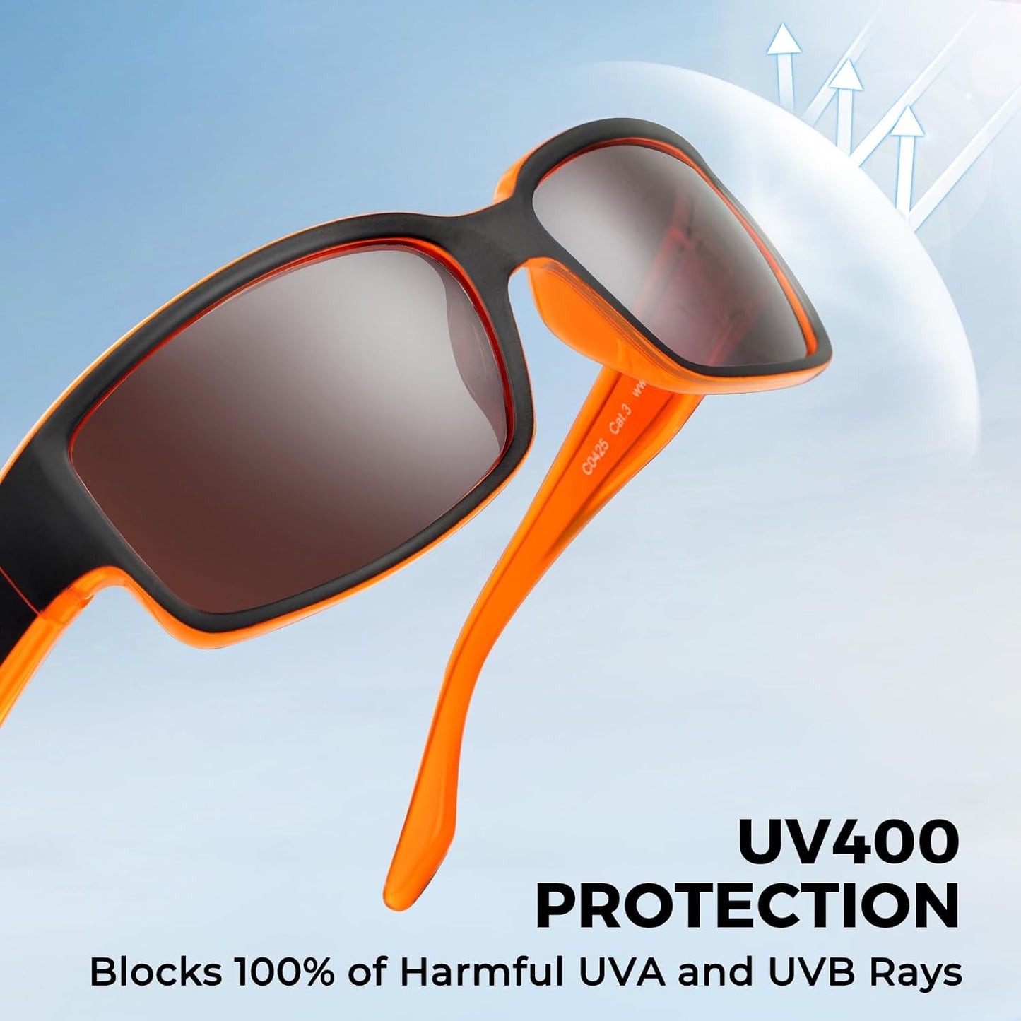 KastKing Skidaway Polarized Sport Sunglasses for Men and Women,Ideal for Driving Fishing Cycling and Running,UV Protection