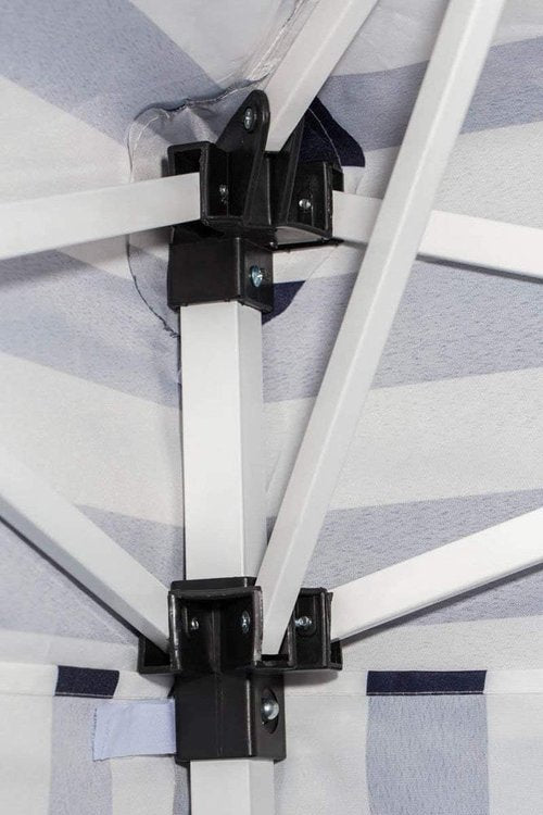 Impact Canopy 4' x 4' Portable Dressing Room, Pop Up Portable Changing Room, Navy Blue / White