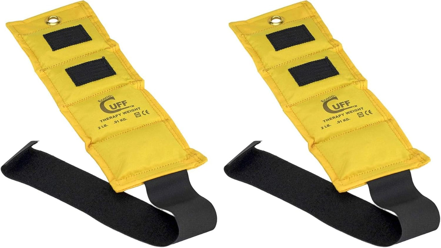 Wrist/Ankle Weights - Cando Econocuff Adjustable Fitness Weights for Strength Training