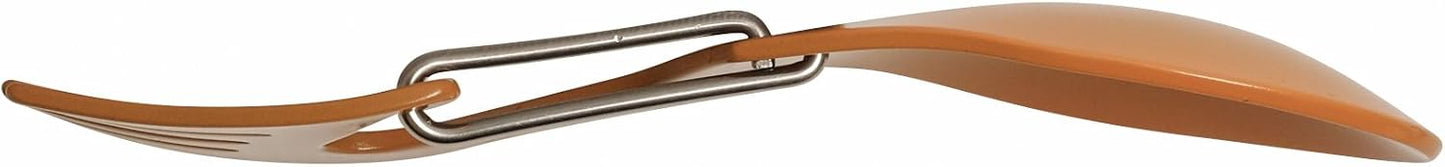 Kershaw Ration Multi Tool Spork, Stainless Steel Spoon, Fork, Carabiner and Bottle Opener, Regular and XL Sizes