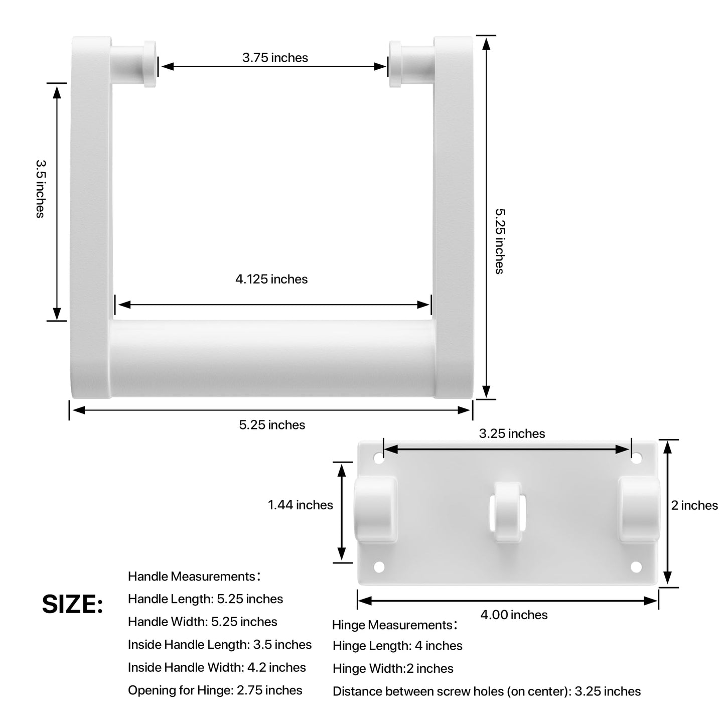21025 Replacement Handles for Coolers,Compatible with 90-100 Qt Coolers,High Strength Plastic Handles & Screws Replacement Parts-2 Pack
