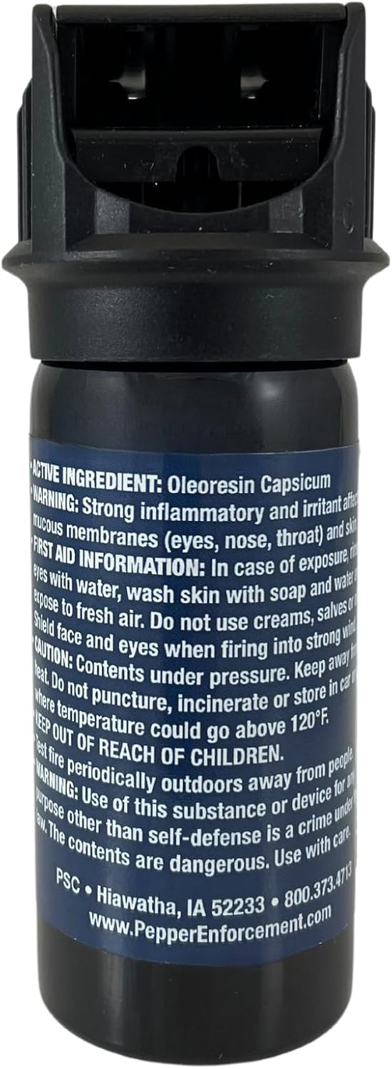 Fogger Pepper Spray 2 Pack for Self Defense, 2 oz. Flip-Top - Maximum Strength 10% OC Fog Formula - Non Lethal Personal Protection Home Safety