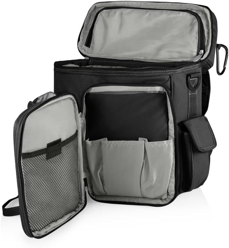 PICNIC TIME NCAA Penn State Nittany Lions Turismo Backpack Cooler with Water Bottle Carrier - Soft Cooler Backpack - Travel Cooler Bag