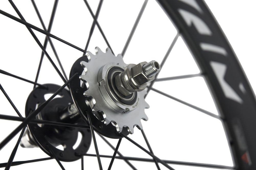 Superteam 88mm Carbon Clincher Fixed Gear Bike Wheelset 23mm Single Speed Wheel