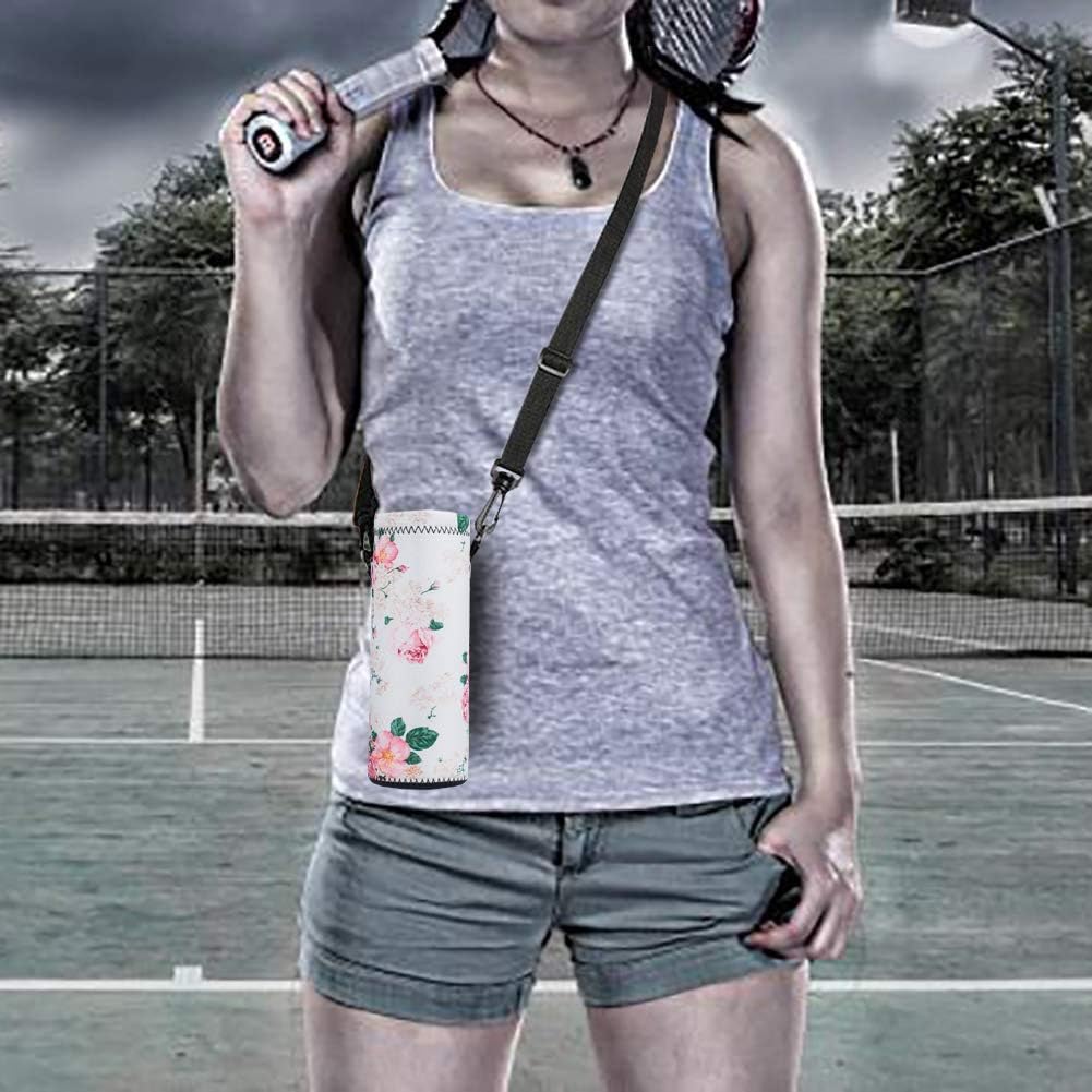 AUPET Water Bottle Carrier,Insulated Neoprene Water bottle Holder Bag Case Pouch Cover 1000ML or 750ML,Adjustable Shoulder Strap,for Stainless Steel and Plastic Bottles, Sport and Energy Drinks