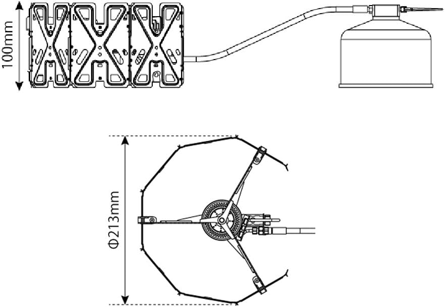 Snow Peak GeoShield Stove One Size