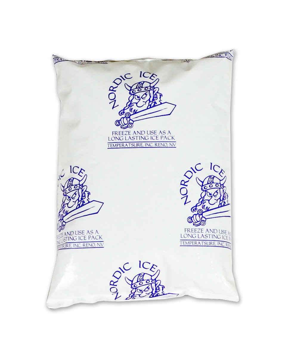 Nordic Ice Gel Pack Set - Reusable 16 oz Long-Lasting Cold/Hot Therapy (3-Pack)