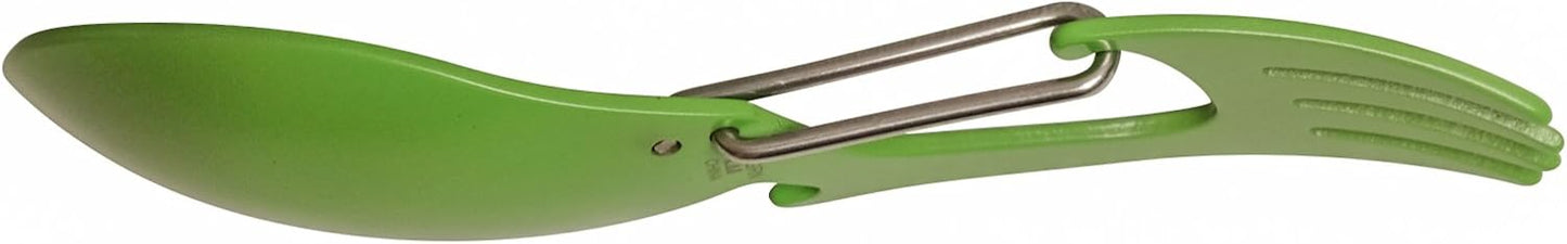 Kershaw Ration Multi Tool Spork, Stainless Steel Spoon, Fork, Carabiner and Bottle Opener, Regular and XL Sizes