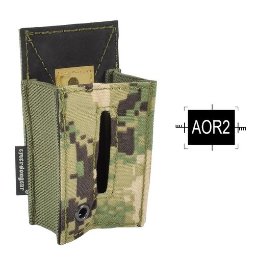EMERSONGEAR MS2000 Tactical Airsoft Distress Marker Protective Pouch with Hook for Tactical Helmet Strobe Light AOR2