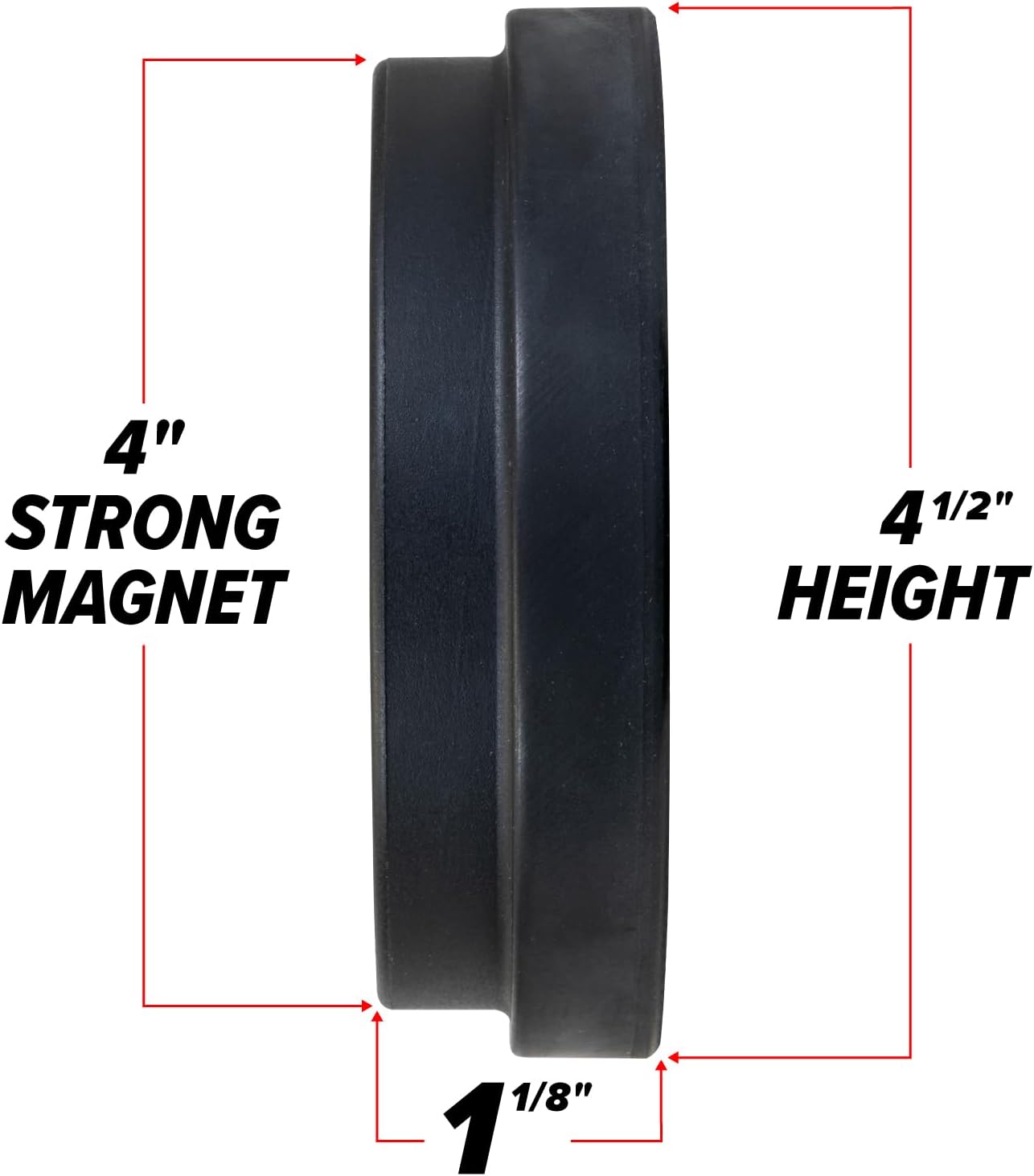 Microload Pair 2 1/2 lb. Magnetic Donut Weights (5 lb. Set)