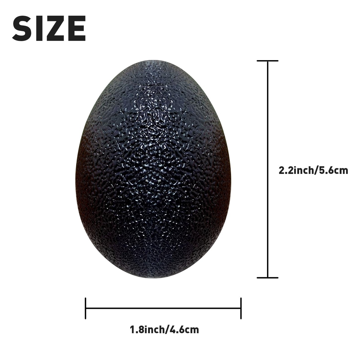 HYTIAN 6-Piece Hand Exercise Ball Kit Diverse Strength Levels for Elders, Adults, Kids - Enhances Grip, Relieves Stiffness, Great for Arthritis, Stress Alleviation, Fidget, Rehabilitation