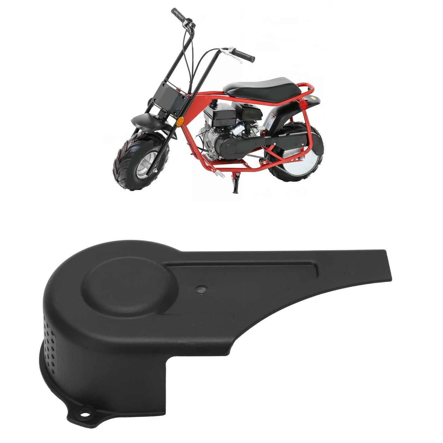 Drive Chain Cover, Chain Protection Plastic Chain Cover Impact Resistant for Mini Bike