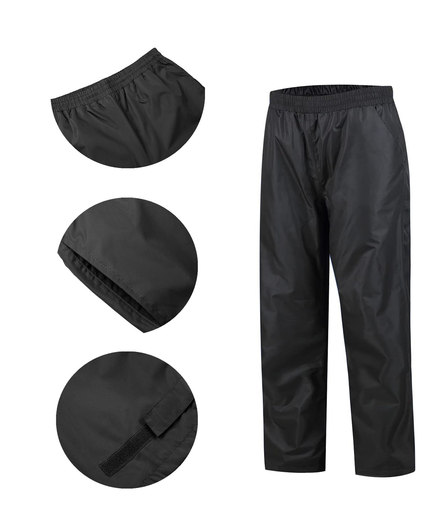 Kids Rain Gear Boys Girls Suit Waterproof Windproof Youth Rain Jacket and Pants Set Windbreak Raincoat for Golf Fishing Hiking Travel School