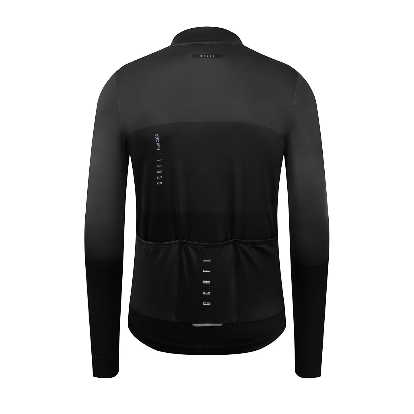 GCRFL Winter Cycling Jersey Men Cold Weather Biking Cycling Clothing Thermal Fleece Bicycle Clothing Cycling Softshell Jacket (Black-1, L)