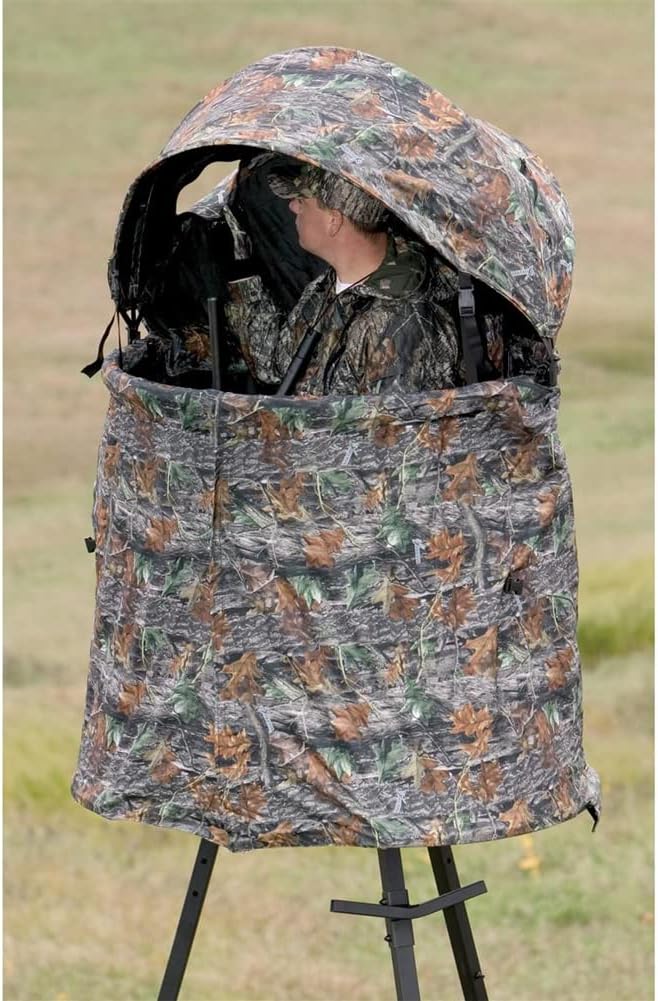 Big Game Cover-All Blind Whitetail Deer Elk Mule Above Hunting Outdoors Camo Pattern Kit for Apex Treestand