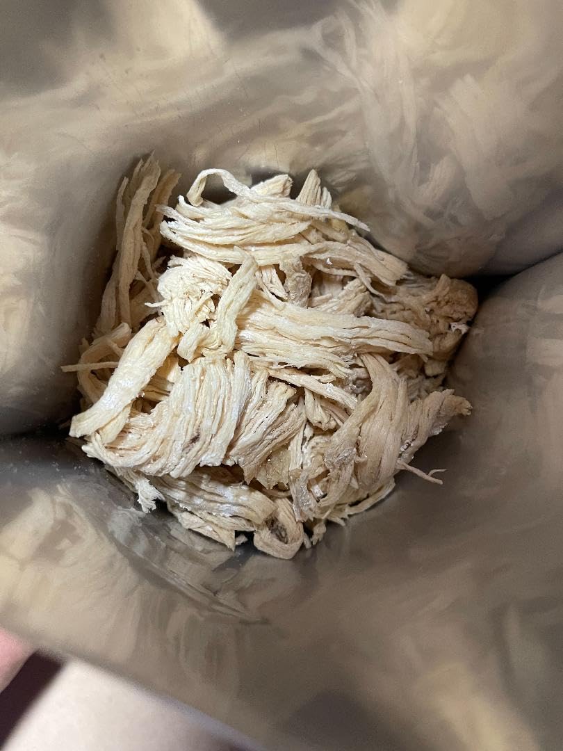Cooked Freeze Dried Pulled Boneless Skinless Chicken Breast | 6oz Freeze-Dried makes 1.8 lbs. rehydrated | 25-year Shelf Life | Designed for Backpackers,Campers,Survivalist and Emergency Preparedness