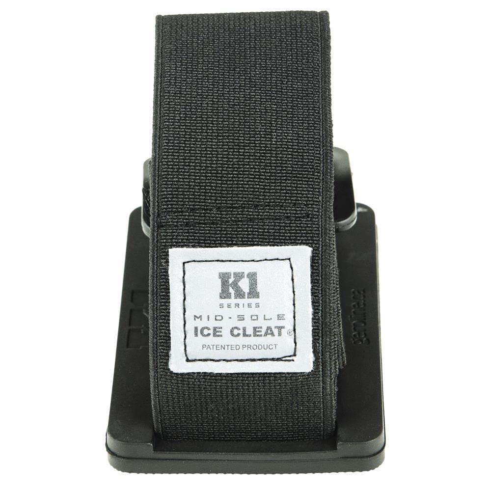 K1 Mid-Sole Ice Cleats for Men & Women - Rotatable Traction Aids For Winter Snow - Hi Vis - Low Profile