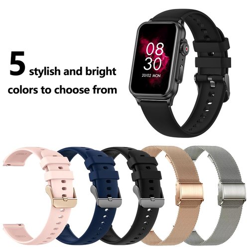 AviiHoug Smart Watch Band, Adjustable Replacement Accessories Classic Sport Strap for H23 Fitness Tracker