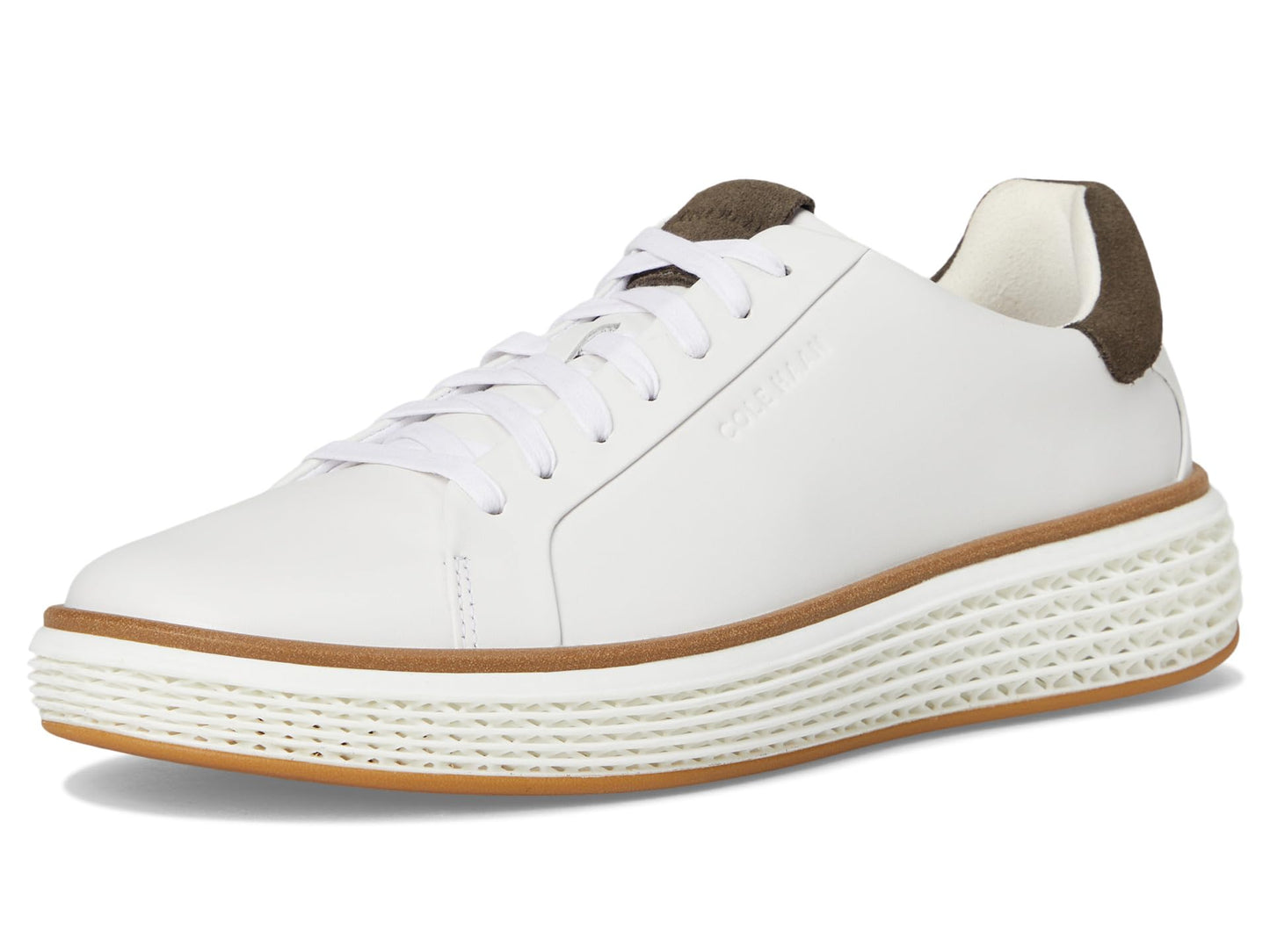 Cole Haan Men's Grandpro Court Skyweave Sneaker, Optic White/Natural, 13-W US