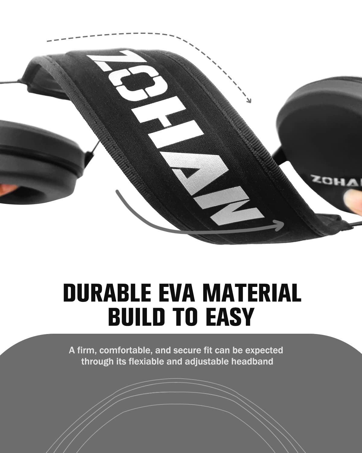 ZOHAN EM018 Shooting Ear Protection Noise Cancelling Safety Muffs NRR 27dB, Hearing Protection for Shooting, Hunting, Mowing
