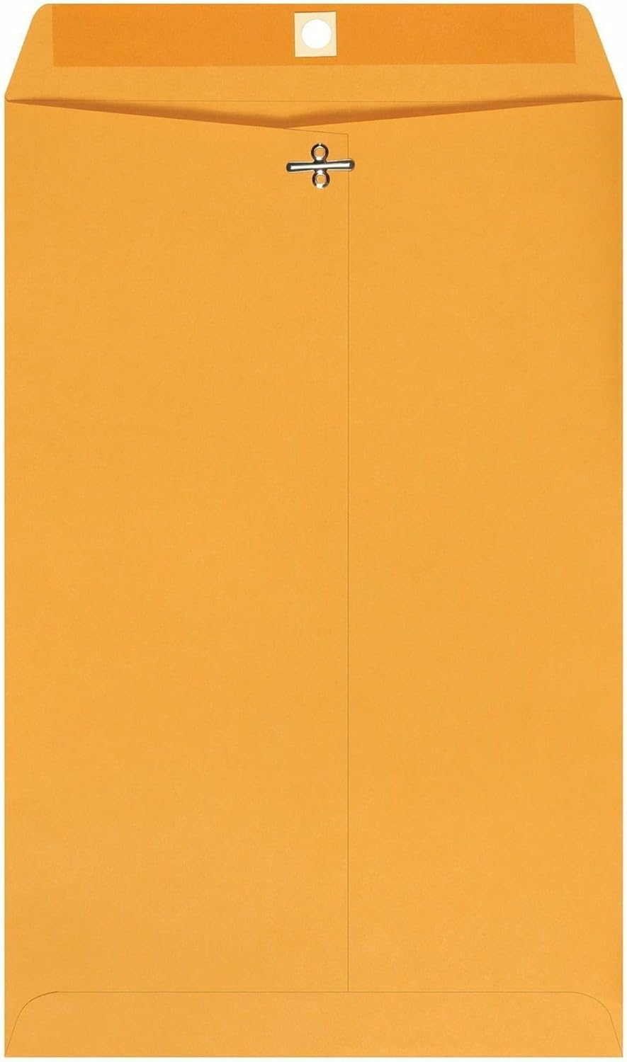 Quality Park 6 x 9 Clasp Envelopes, Clasp and Gummed Closures for Storing or Mailing, 28 lb Kraft Paper, 100 per Box (QUA37855)