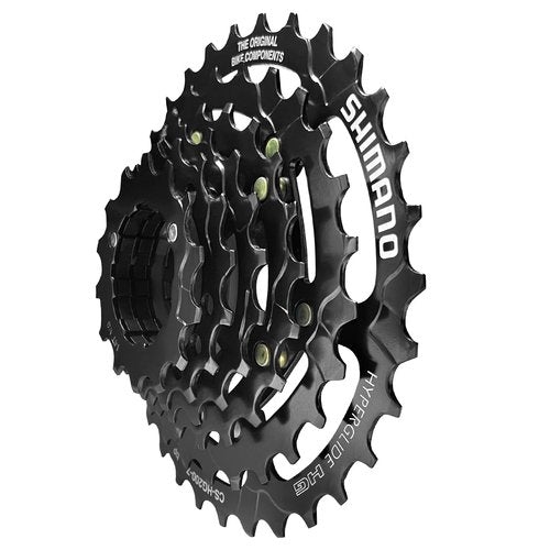 Relwears Bike Cassette 7 Speed CS-HG200 Bike Sprocket 12-32T for Mountain Bike Folding Bike, Black