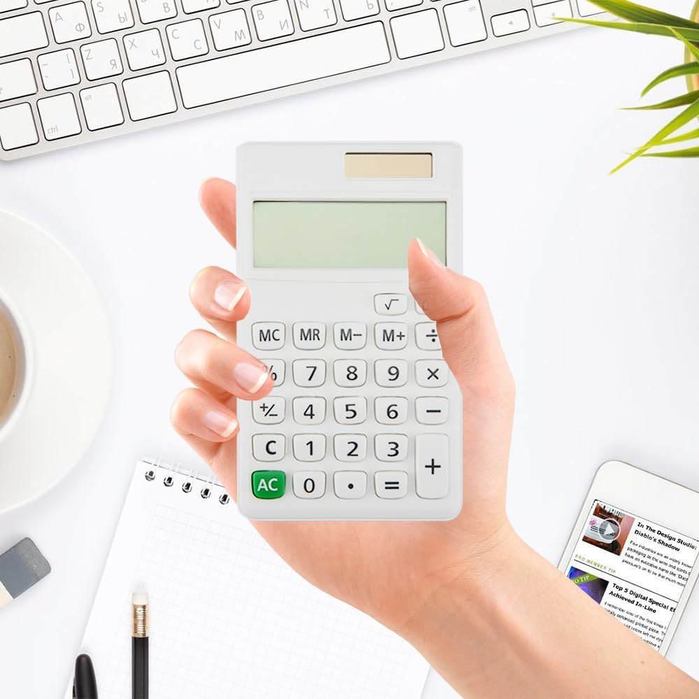 Pink Calculator,Calculator Small,Back to School Gifts for Students,School Supplies Essentials Mini Calculators Cute Solar 4 Function Calculators Basic Calculato for Home Office Supplies